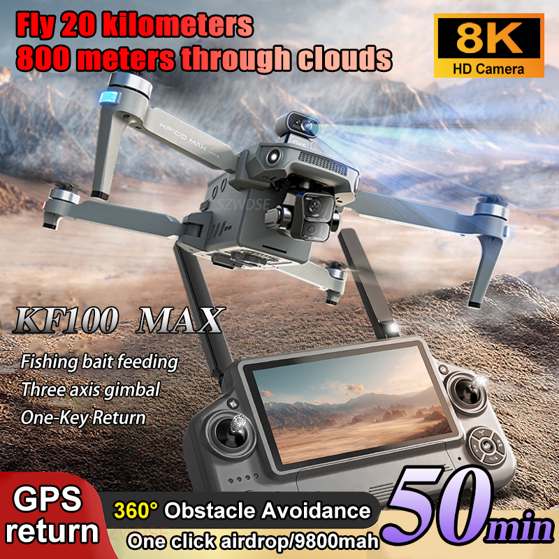 Drone Power Bank - SJRC KF100 MAX 8K UHD Photo