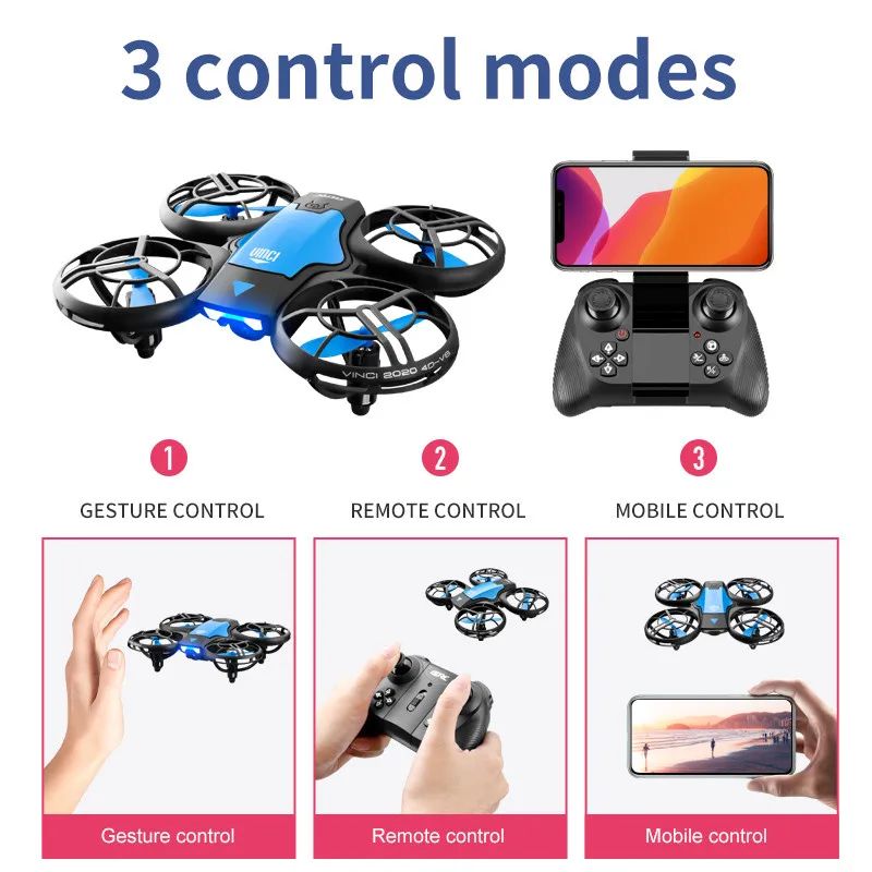 V8 New Mini Drone 4k professio - Drone Remote Controller Lanyard บทวิจารณ์และราคา