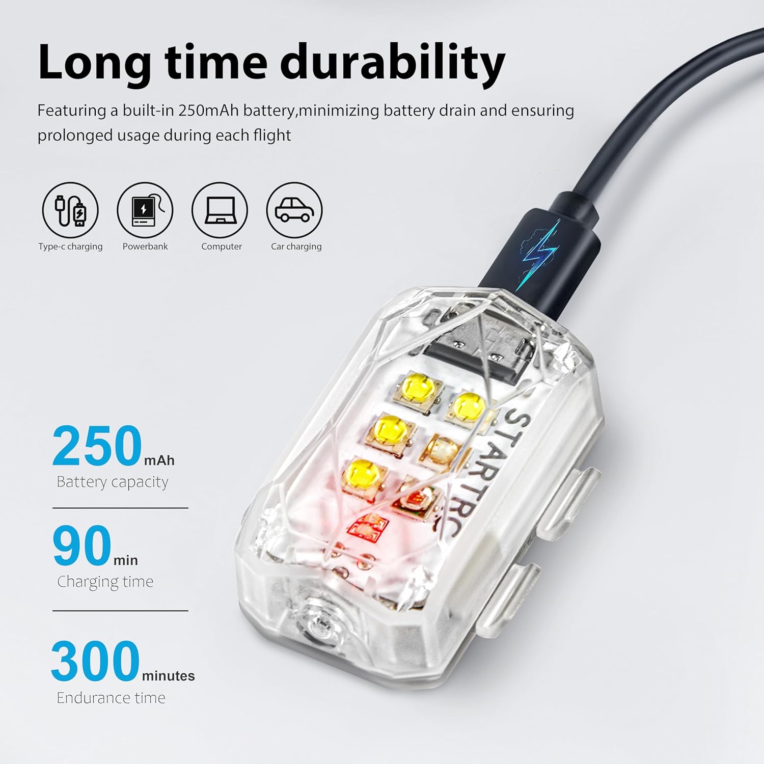 STARTRC Drone Strobe Light Ant - Drone Beacon Light บทวิจารณ์และราคา