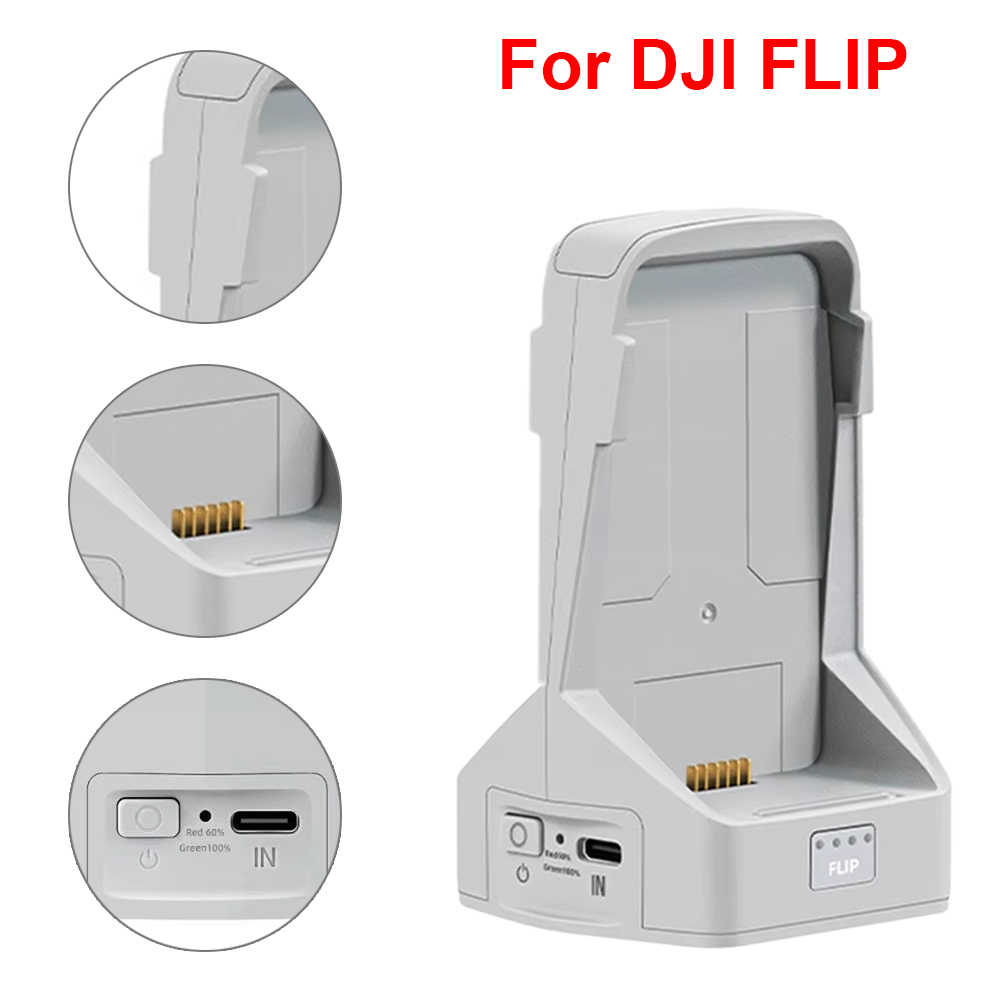 Battery Charger For DJI Flip T - Drone Charging Hub บทวิจารณ์และราคา