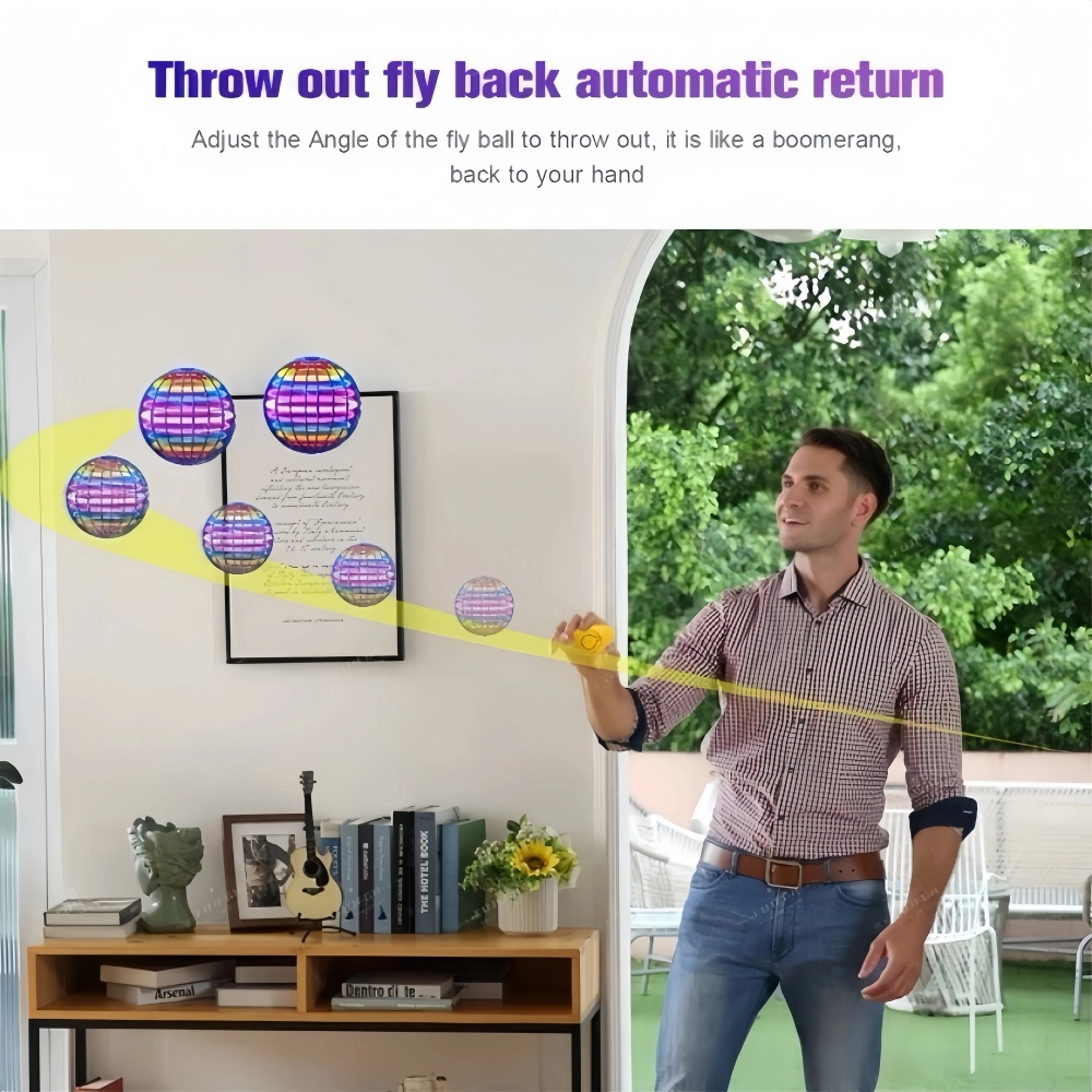 Flying Orb Boomerang Ball LED  - Drone Beacon Light บทวิจารณ์และราคา