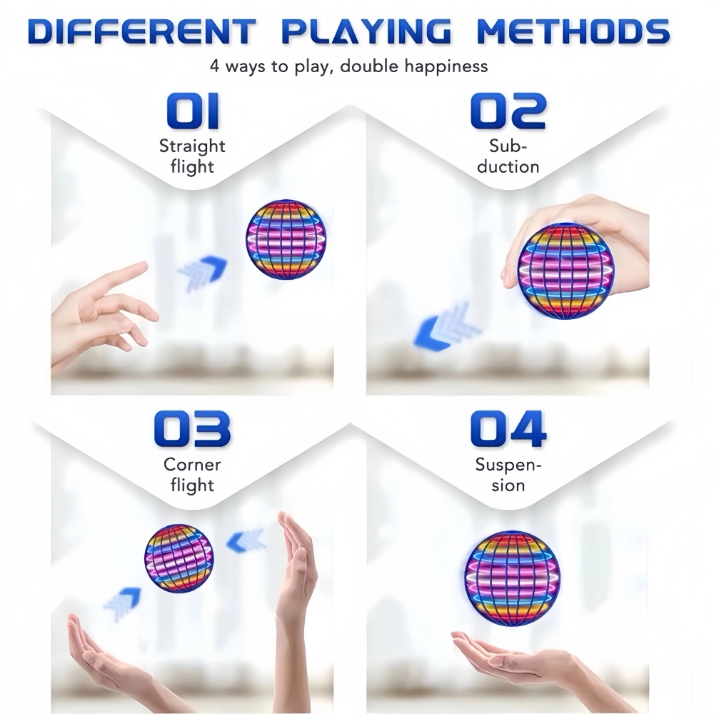 Flying Orb Boomerang Ball LED  - Drone Beacon Light บทวิจารณ์และราคา