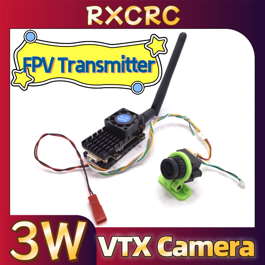 RXCRC 5.8G 3W Video VTX transm - Drone Controller Screen บทวิจารณ์และราคา