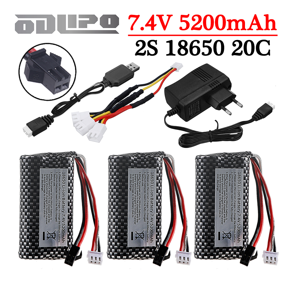 18650 7.4V 5200mAh Li-ion batt - Drone Battery Charger บทวิจารณ์และราคา