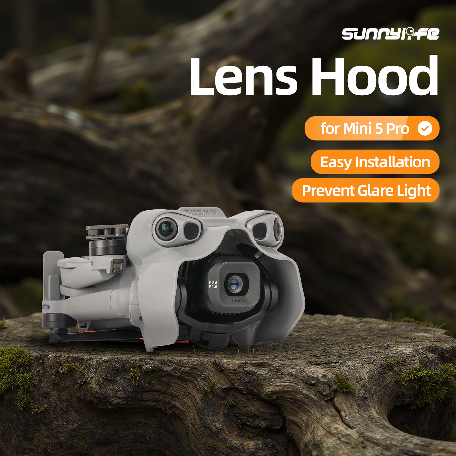 Lens Camera Hood For DJI MINI  - Drone Sun Shade บทวิจารณ์และราคา