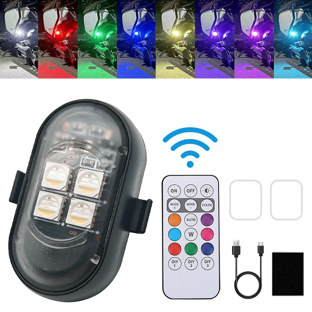 1-8PCS USB Rechargeable Waterp - Drone Strobe Light บทวิจารณ์และราคา