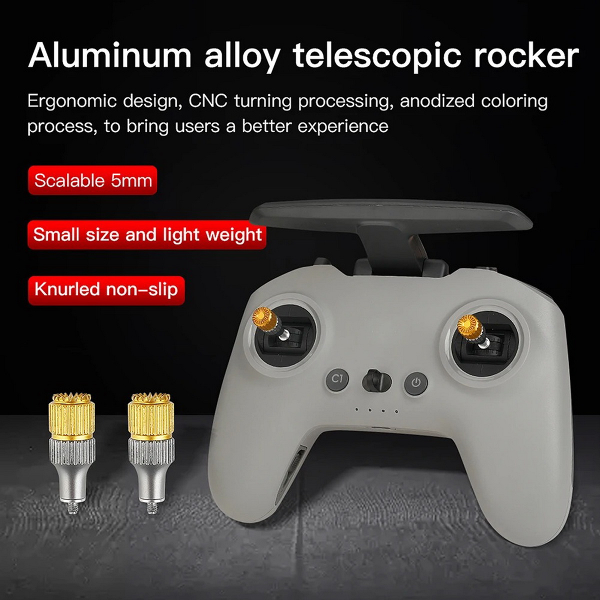 2PCS FPV Remote Controller Rad - Drone Control Stick บทวิจารณ์และราคา