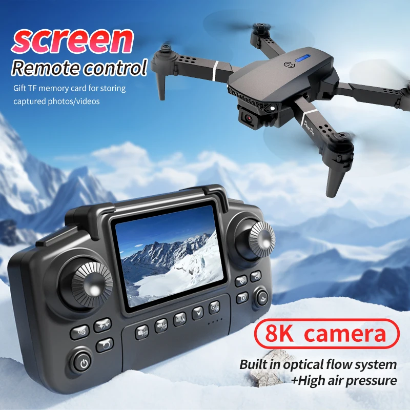 Professional E88 PRO Drone wit - Drone Controller Screen บทวิจารณ์และราคา