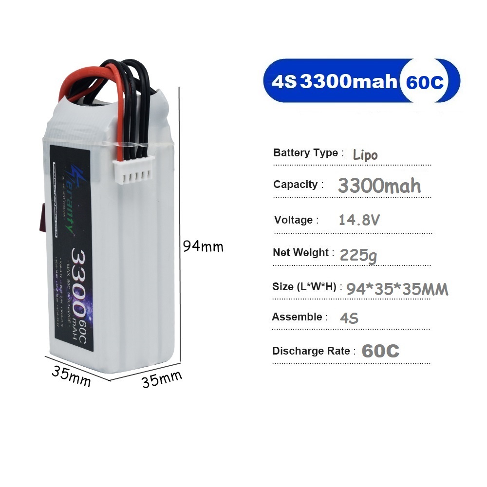 LiPo Rechargeable Battery 4S 3 - Drone Power Bank บทวิจารณ์และราคา