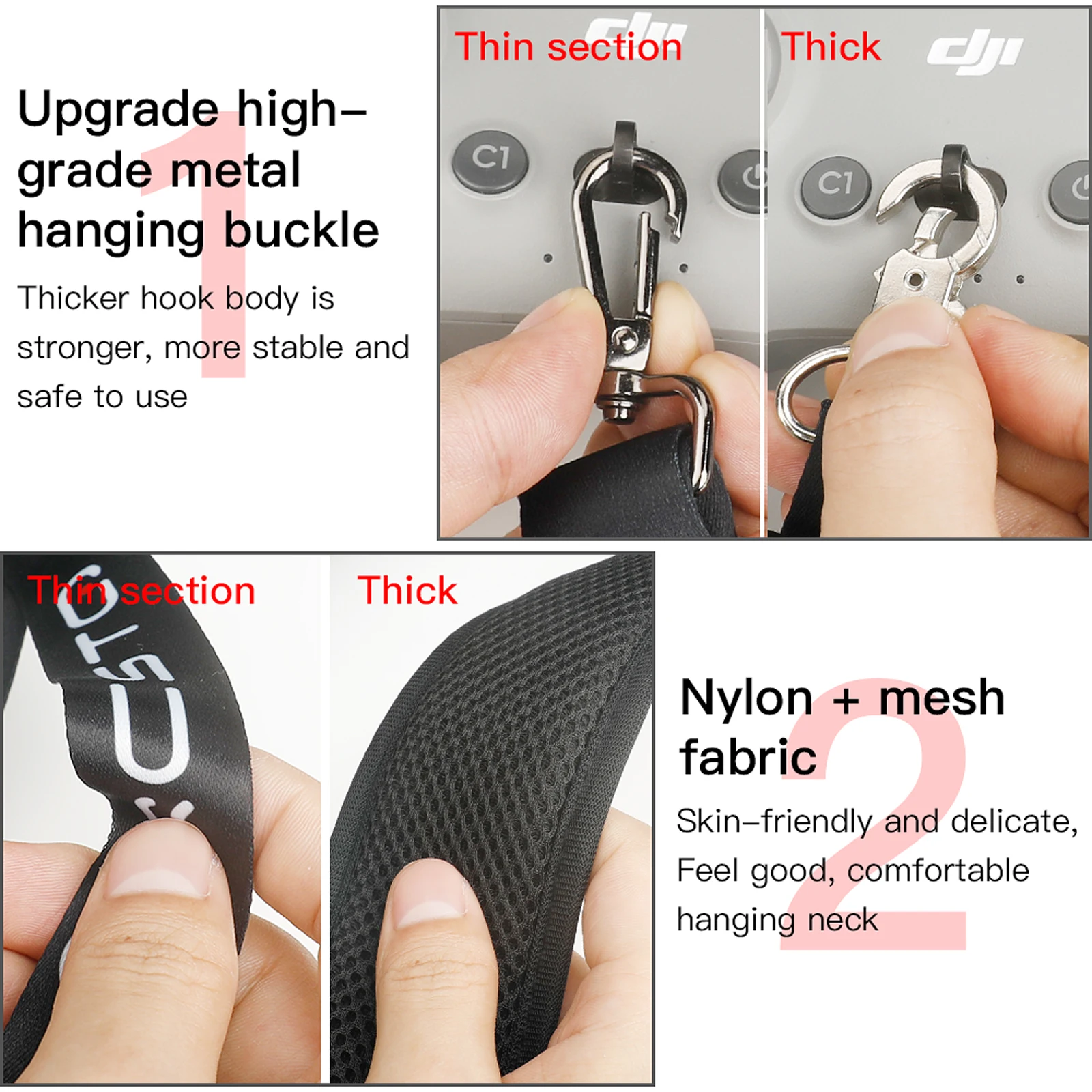 For DJI Avata Drone Lanyard Ne - Drone Neck Strap บทวิจารณ์และราคา