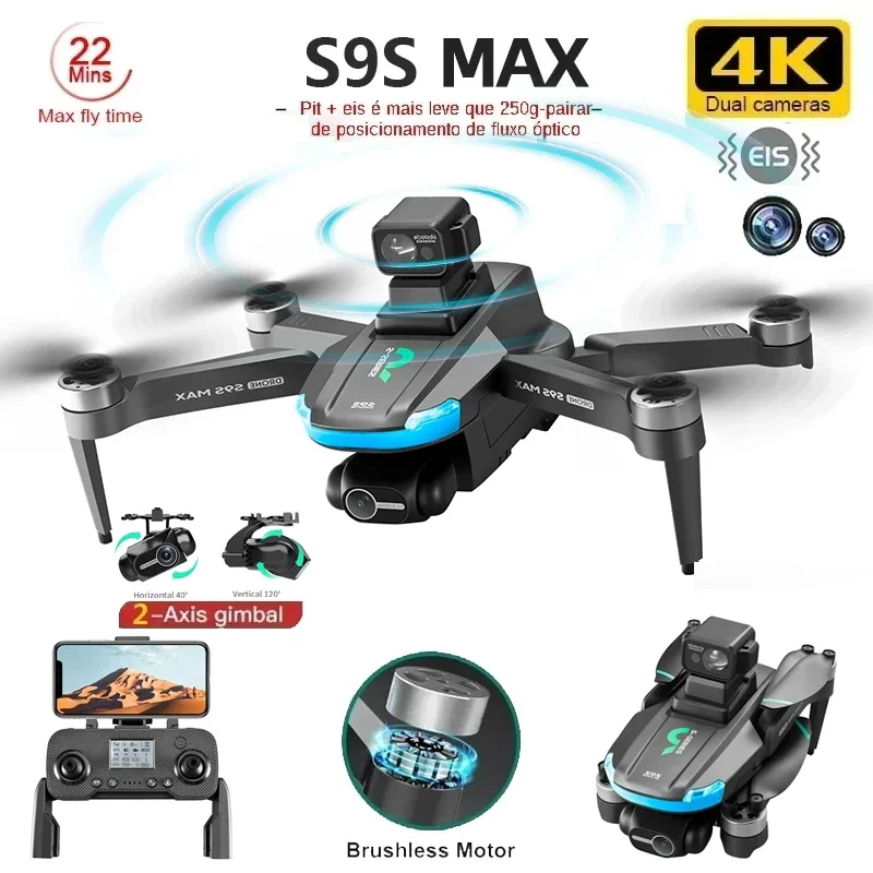 NEW S9S MAX MINI Drone 4K 2-Ax - Drone Controller Screen บทวิจารณ์และราคา