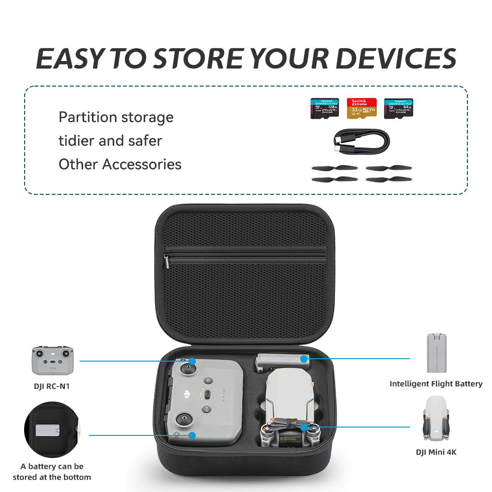 Portable Storage Bag Protectiv - Drone Hard Shell Case บทวิจารณ์และราคา