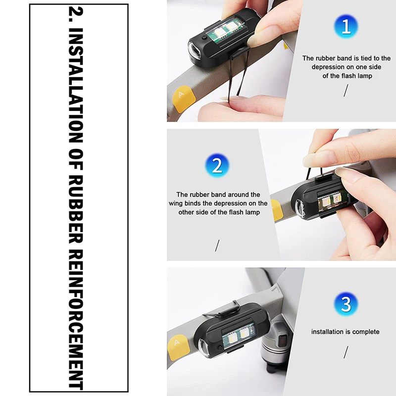 1Pcs Remote LED RGB Anti-colli - Drone Beacon Light บทวิจารณ์และราคา