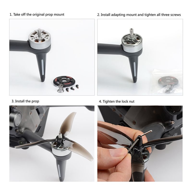B50B-Motor Plate Adapter 4Pcs  - Drone Propeller Holder บทวิจารณ์และราคา