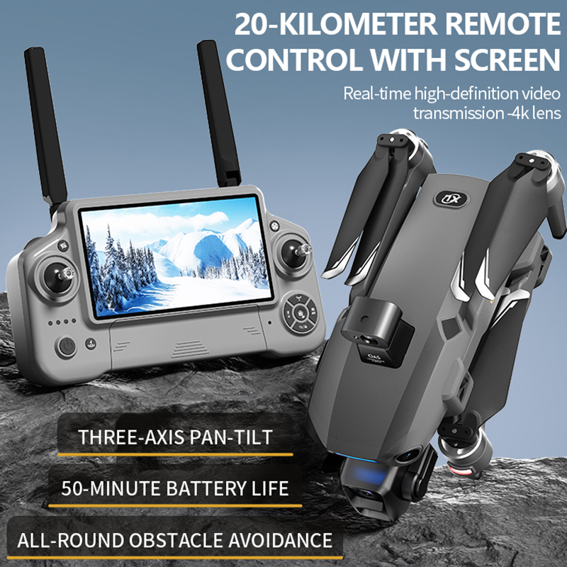 2026 New 8K Dual Camera Drone  - Drone Controller Screen บทวิจารณ์และราคา
