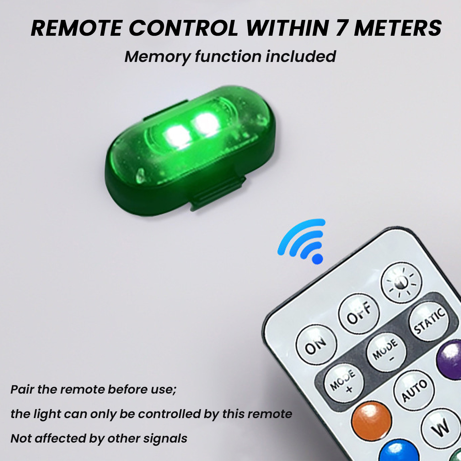 2/4/6PCS Wireless LED Strobe L - Drone Beacon Light บทวิจารณ์และราคา