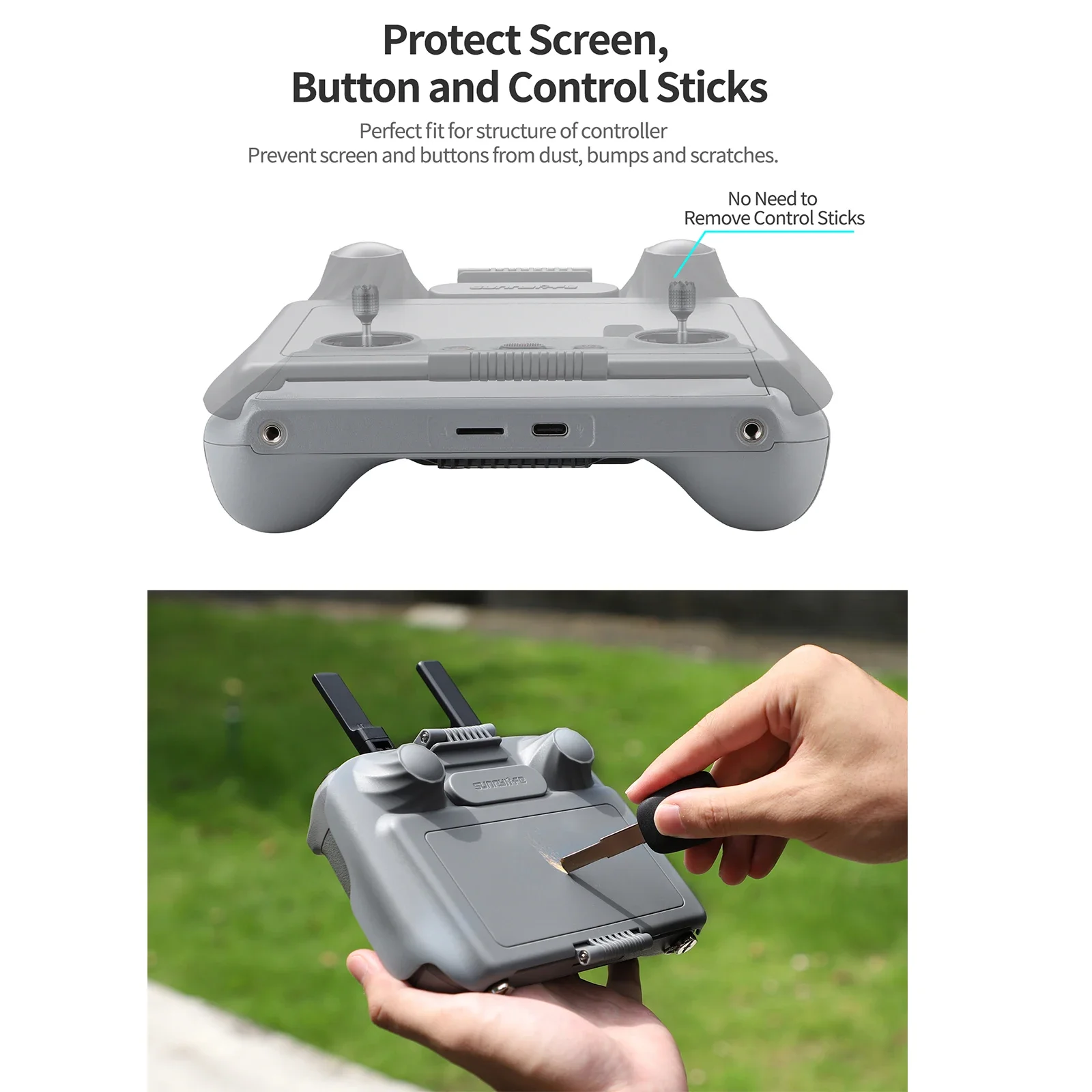 Screen Protector Hood For DJI  - Drone Sun Shade บทวิจารณ์และราคา