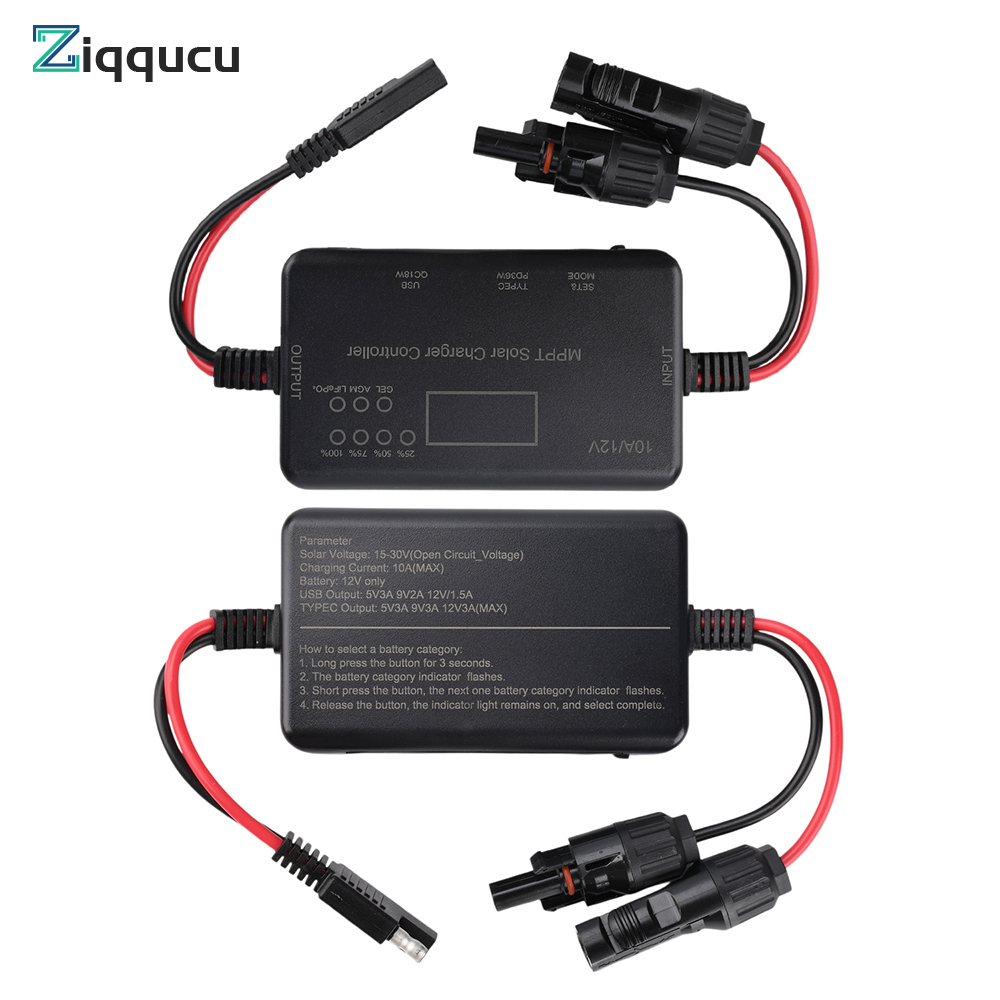 MPPT Solar Controller 12V 10A  - Drone Solar Charger บทวิจารณ์และราคา