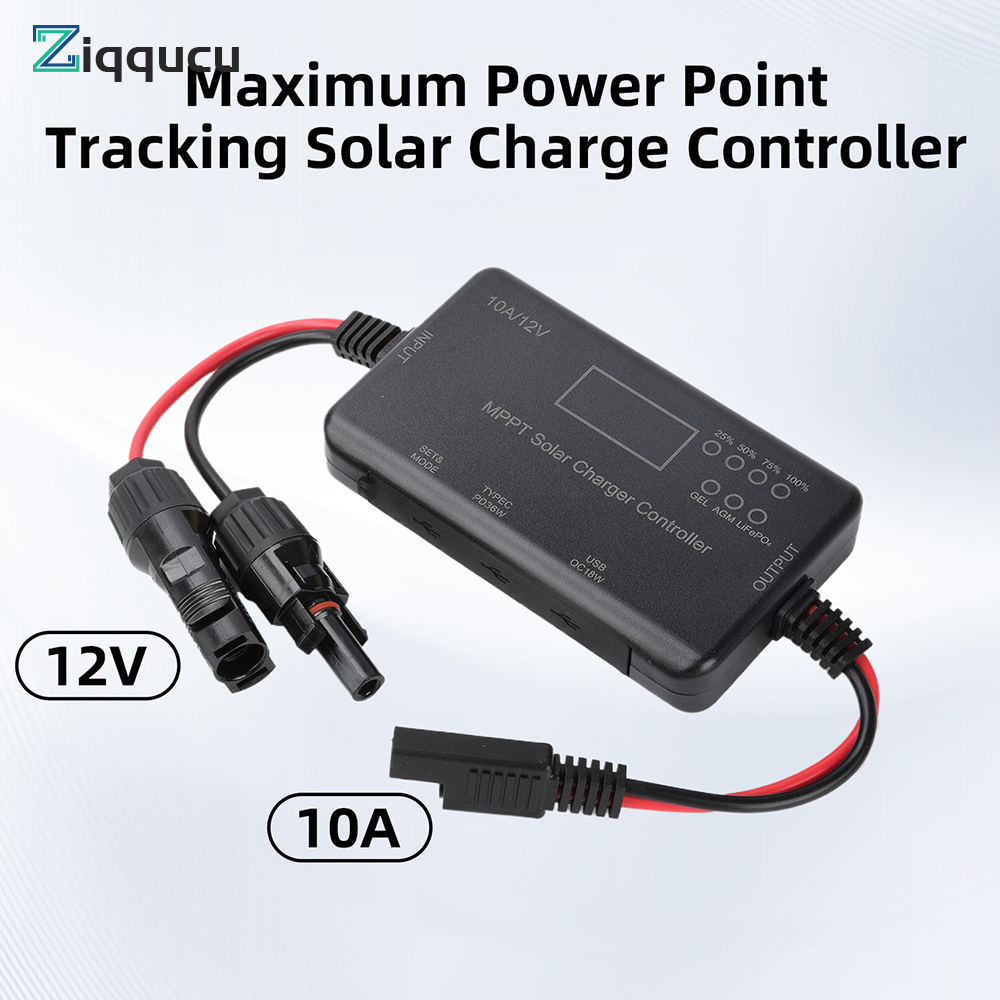 MPPT Solar Controller 12V 10A  - Drone Solar Charger บทวิจารณ์และราคา