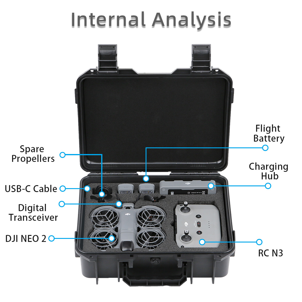 For DJI NEO 2 Case Bag Explosi - Drone Hard Shell Case บทวิจารณ์และราคา