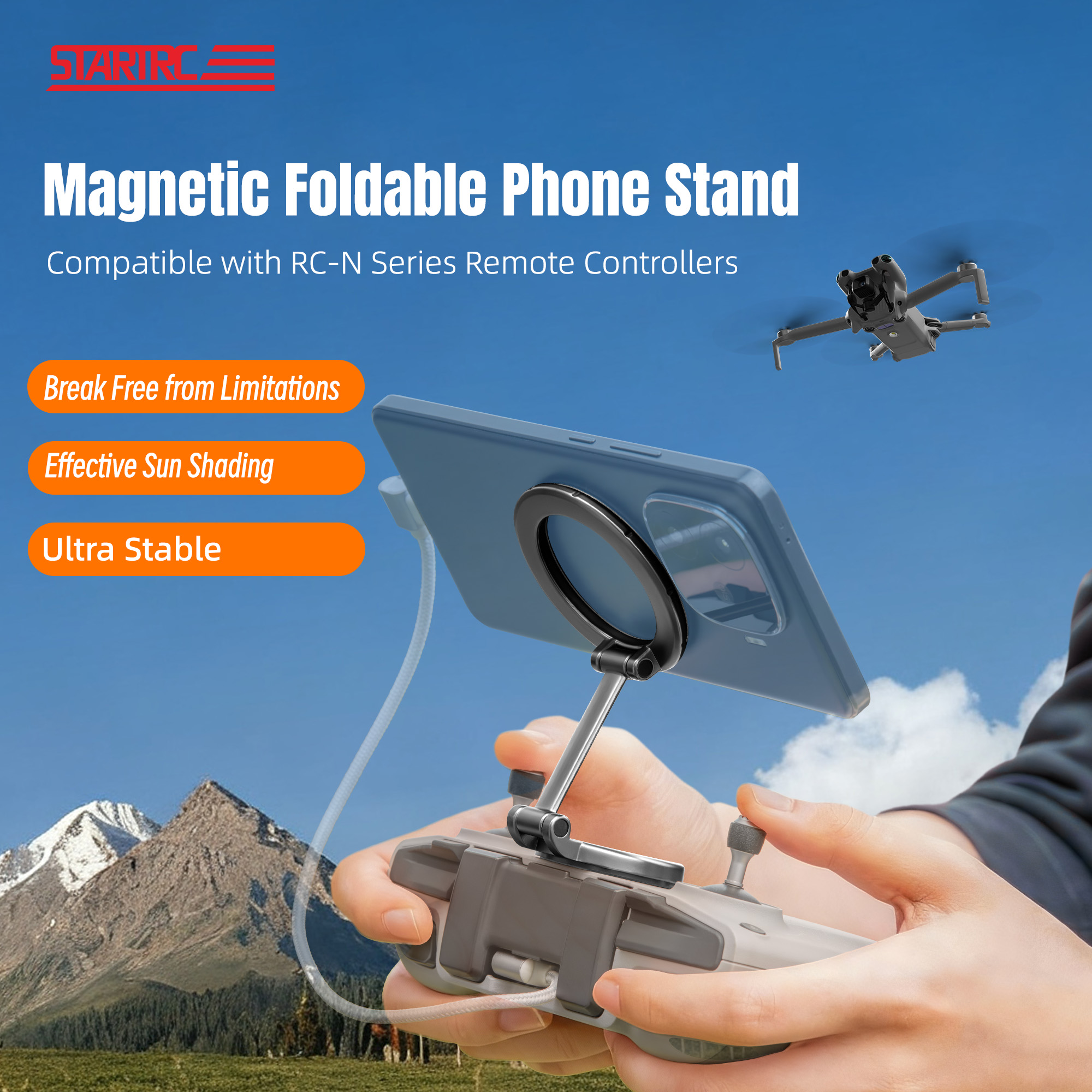 STARTRC Magnetic Phone Mount F - Drone Tablet Mount บทวิจารณ์และราคา