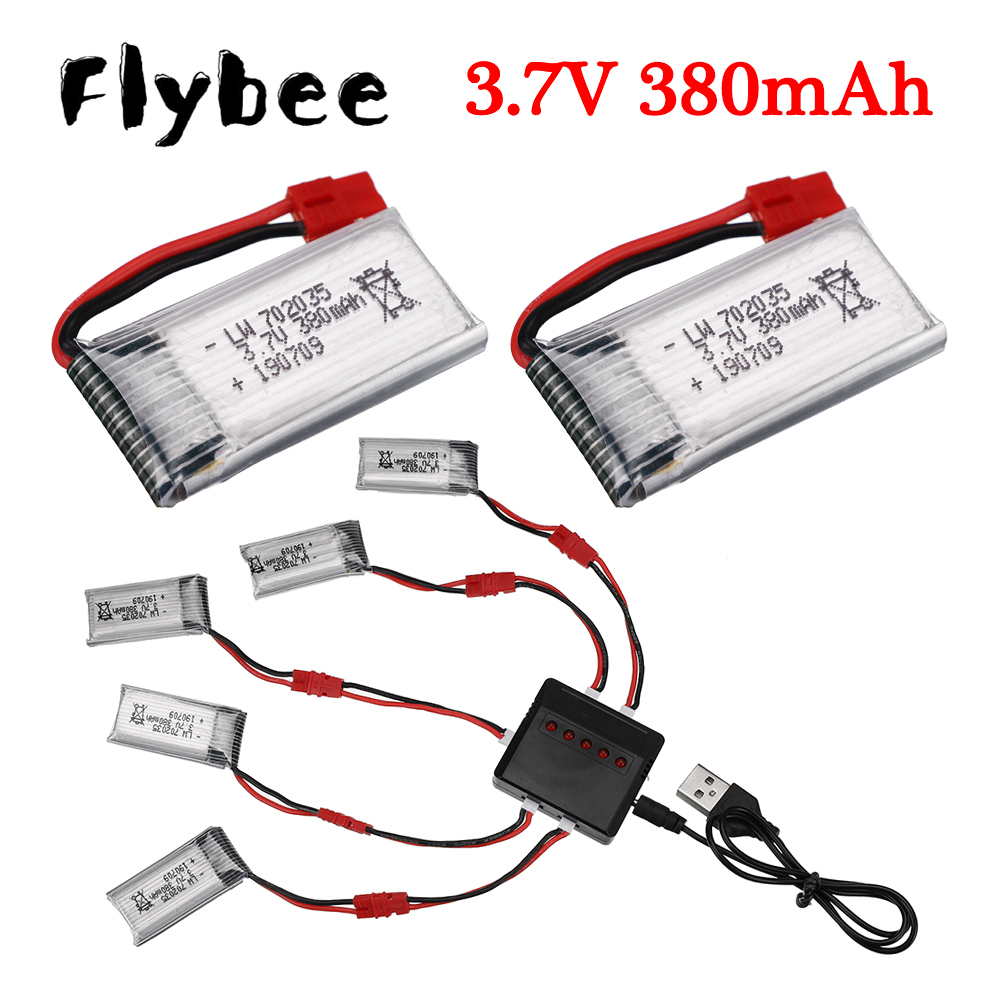 3.7V 380mAh Lipo Battery With  - Drone Battery Charger บทวิจารณ์และราคา