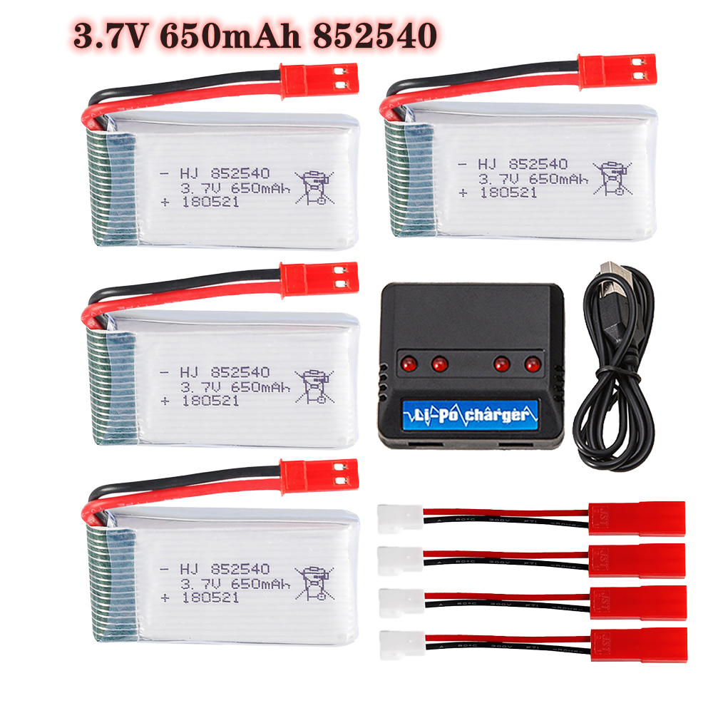 3.7v 650mAh 852540 Lipo Batter - Drone Battery Charger บทวิจารณ์และราคา
