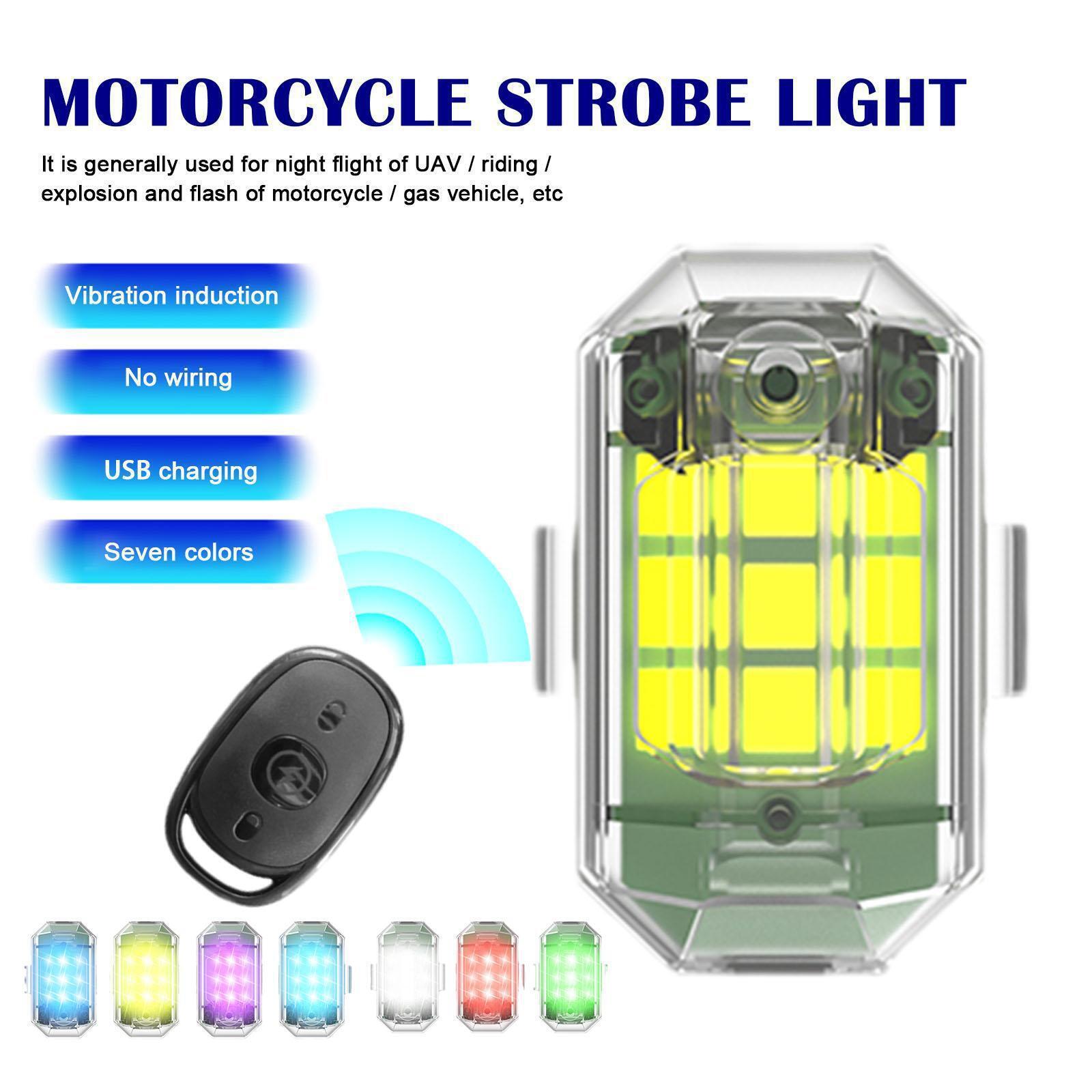 1/2/4Pc Remote Motorcycle Ligh - Drone Beacon Light บทวิจารณ์และราคา