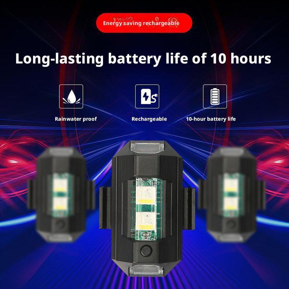 2PCS Mini LED Strobe Lights De - Drone Beacon Light บทวิจารณ์และราคา