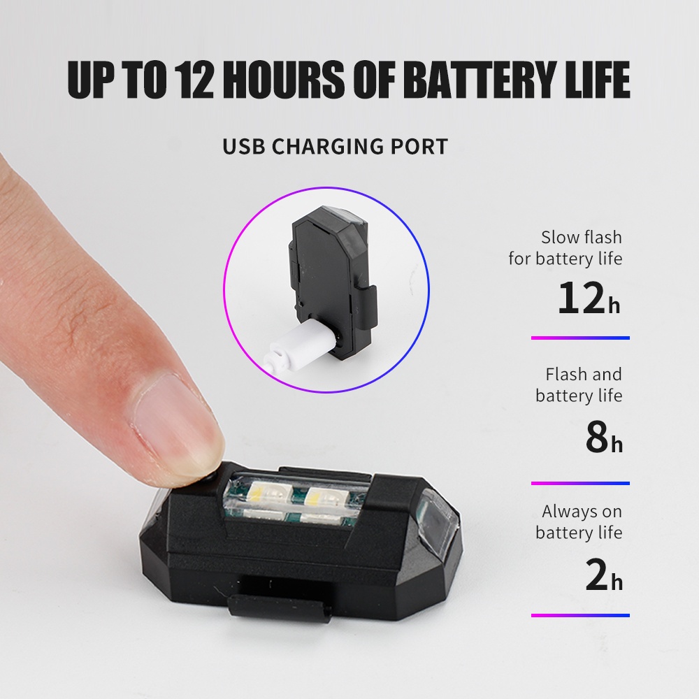 1PC 7 Color Mini USB Charging  - Drone Beacon Light บทวิจารณ์และราคา