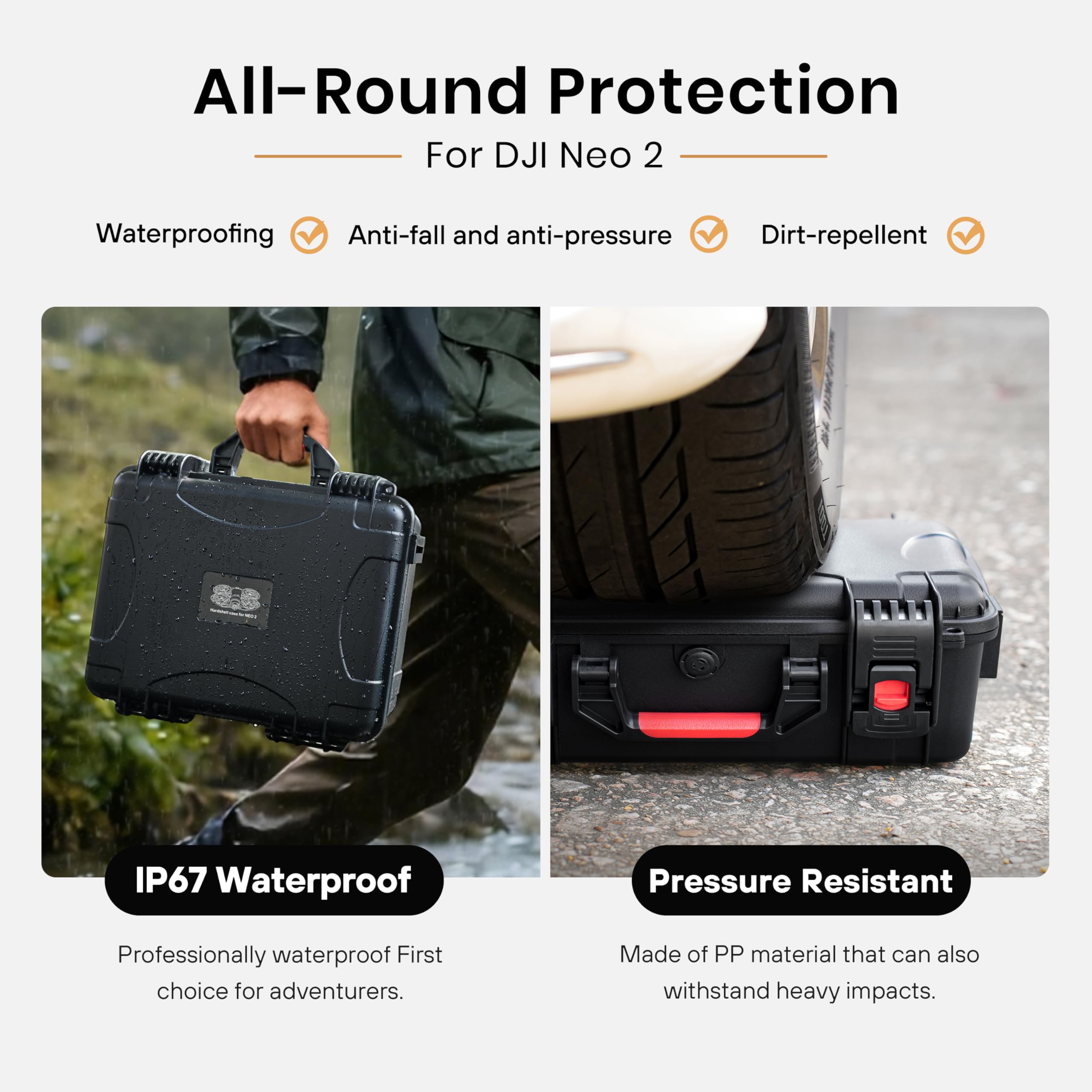 STARTRC Waterproof Hard Carryi - Drone Joystick Cover บทวิจารณ์และราคา