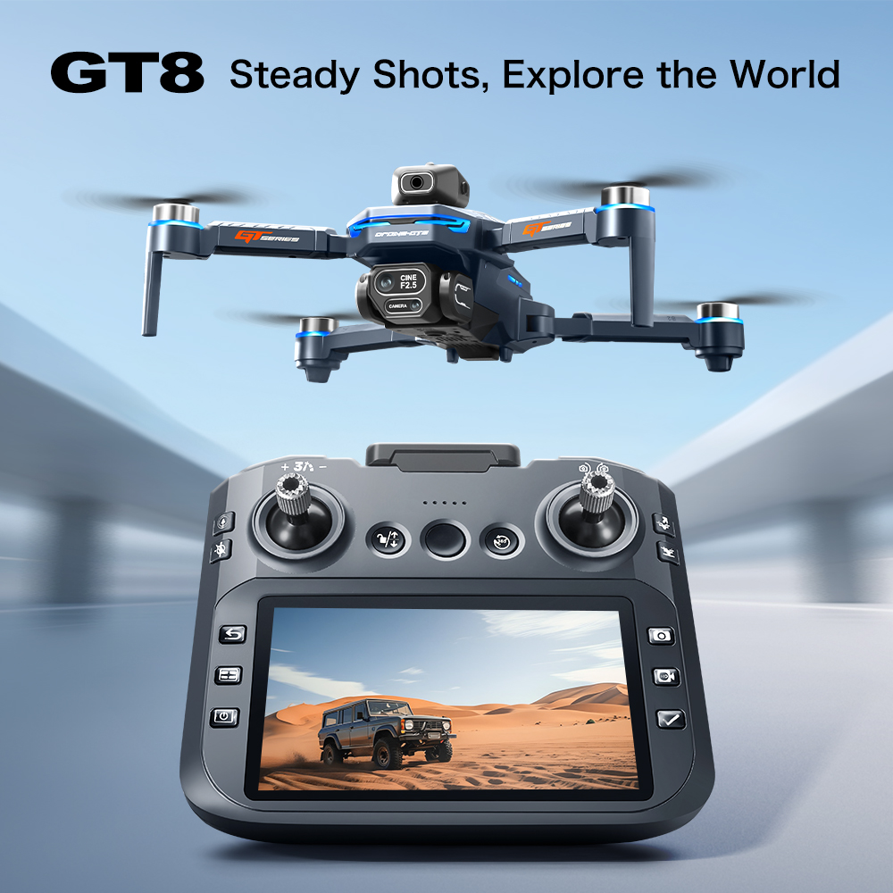 GT8 Obstacle Avoidance Aerial  - Drone Controller Screen บทวิจารณ์และราคา