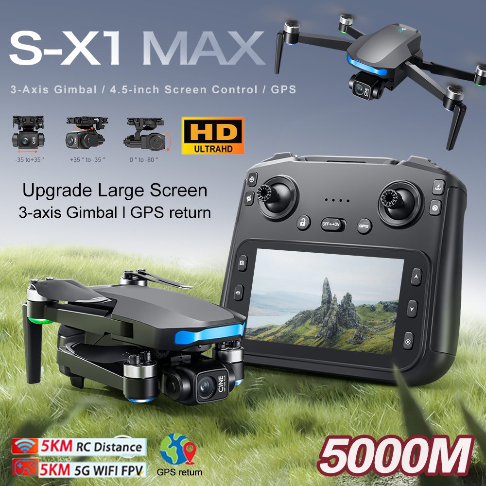 New S-X1 MAX Drone GPS 8K Prof - Drone Power Bank บทวิจารณ์และราคา