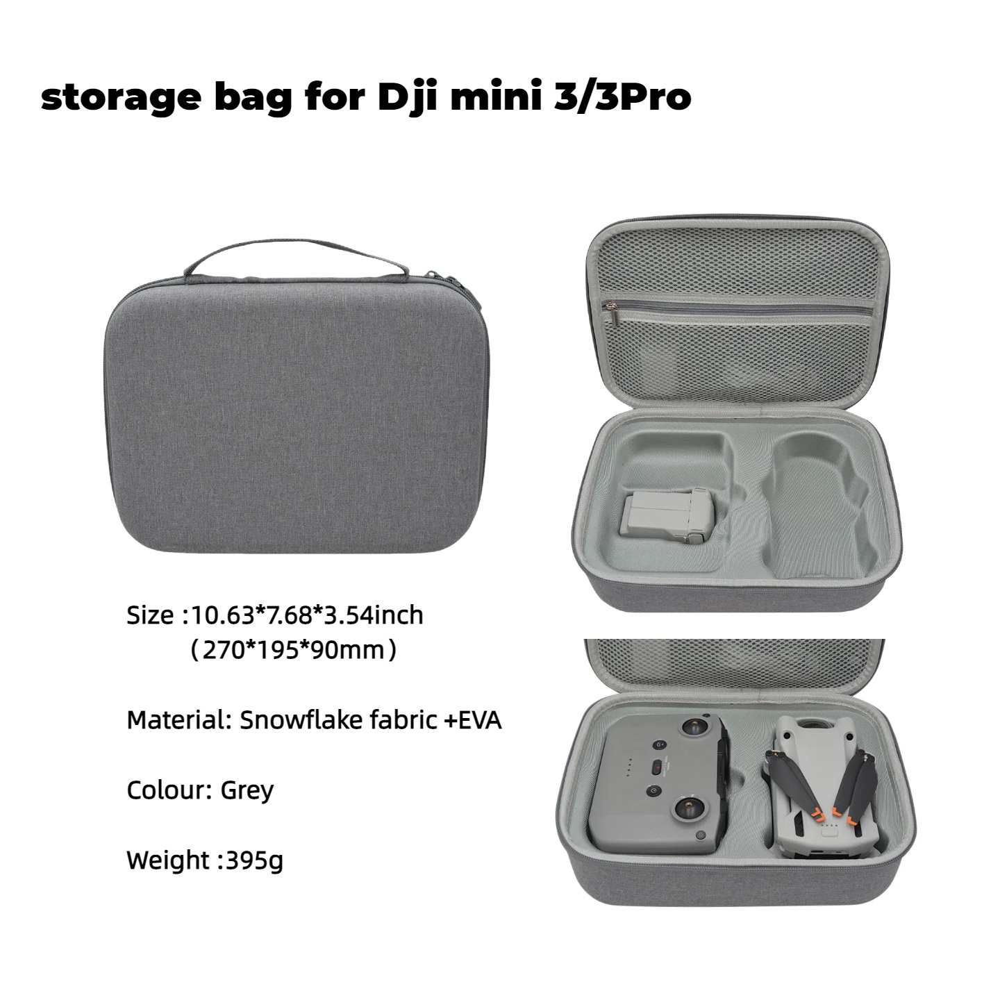 Hard EVA Drone Bag For DJI Min - Drone Joystick Cover บทวิจารณ์และราคา