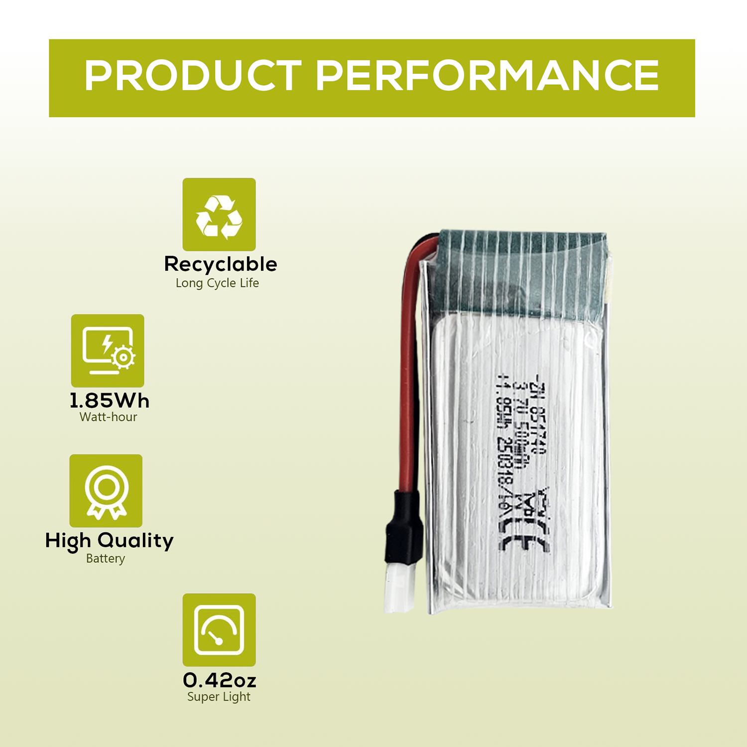5Pcs 3.7V 500mAh LiPo Batterie - Drone Battery Charger บทวิจารณ์และราคา