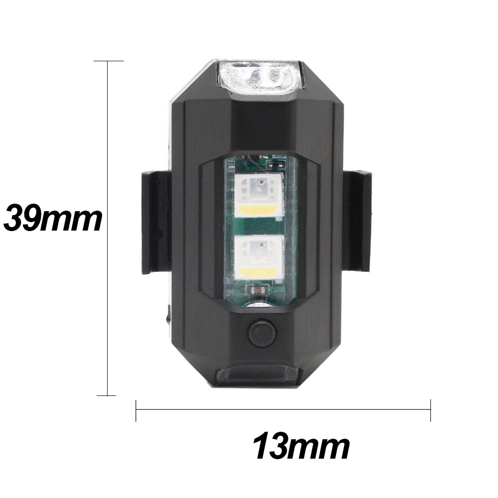 Motorcycle LED RGB Warning Lig - Drone Strobe Light บทวิจารณ์และราคา