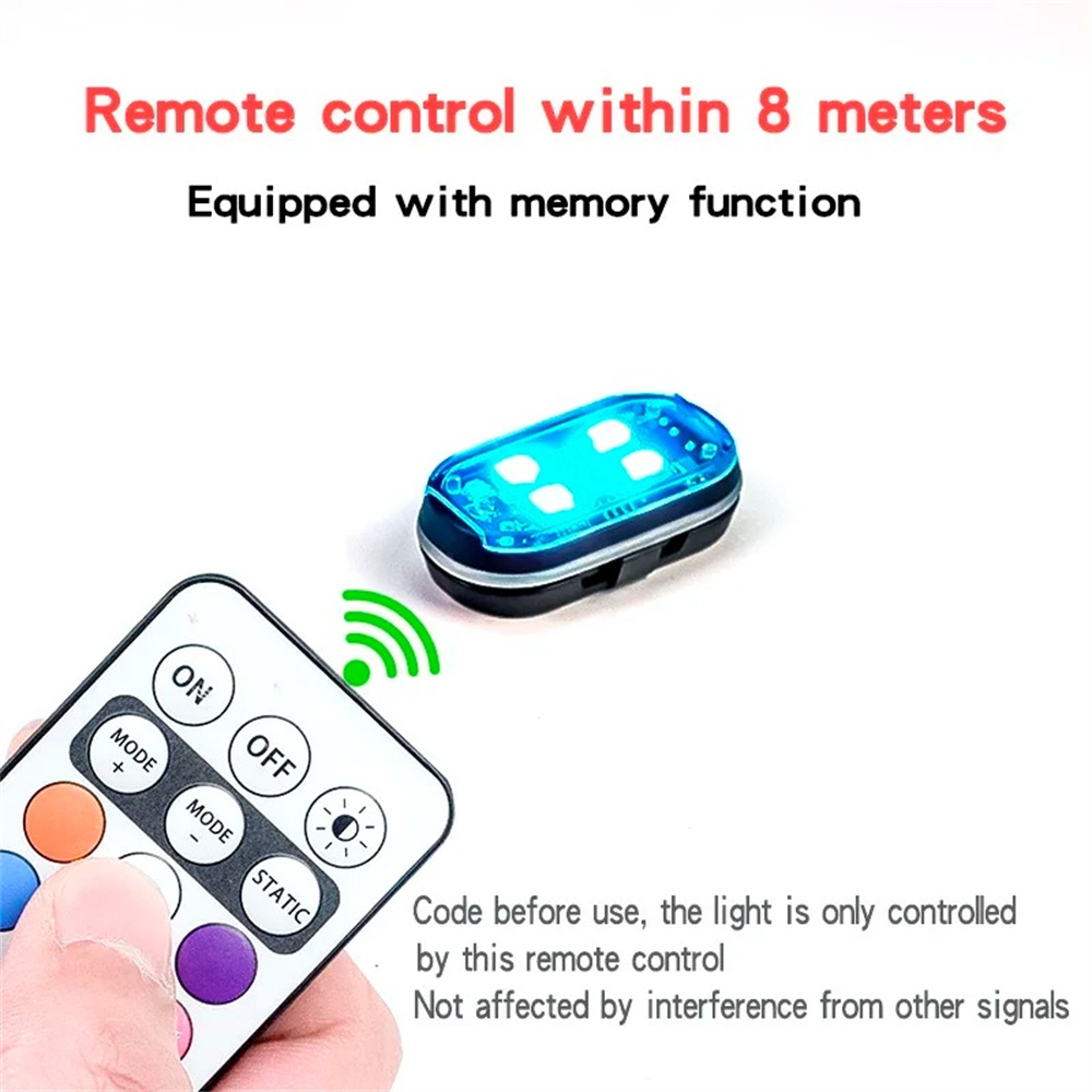 2/4/6pcs Wireless Remote Contr - Drone Strobe Light บทวิจารณ์และราคา