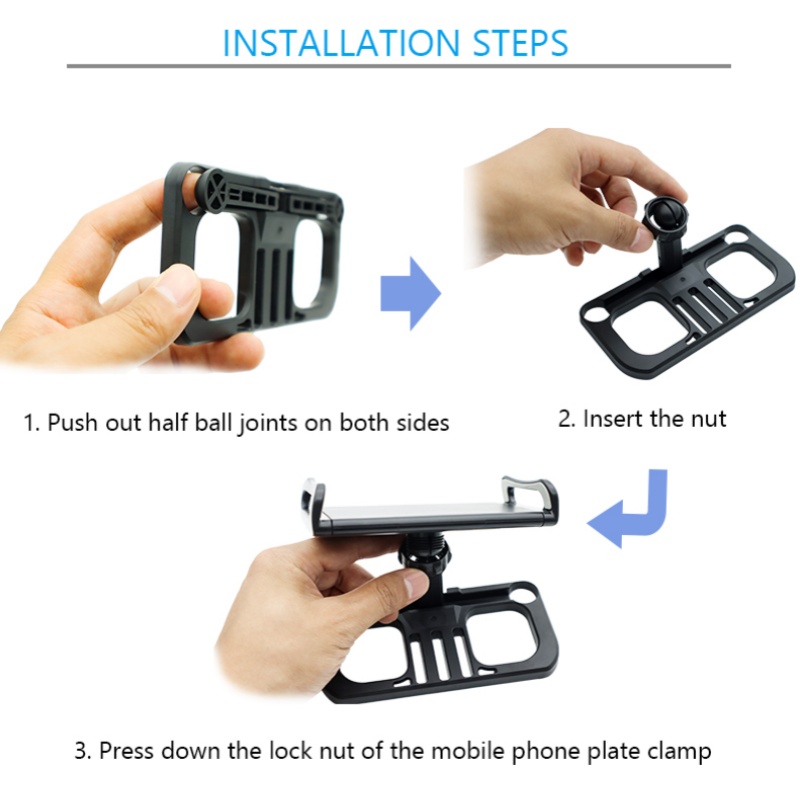 Tablet Holder Clip Adjustable  - Drone Tablet Mount บทวิจารณ์และราคา