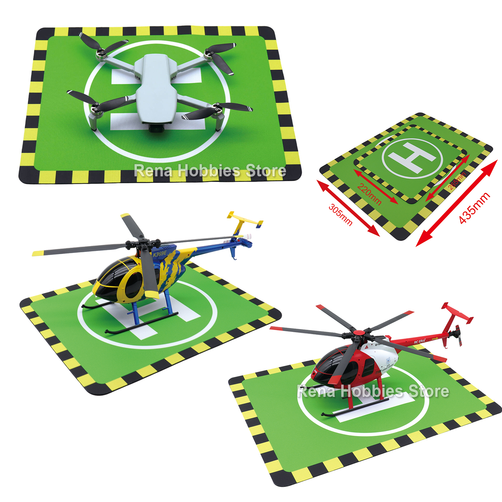 2 Sizes Takeoff and Landing Pa - Drone Landing Pad บทวิจารณ์และราคา