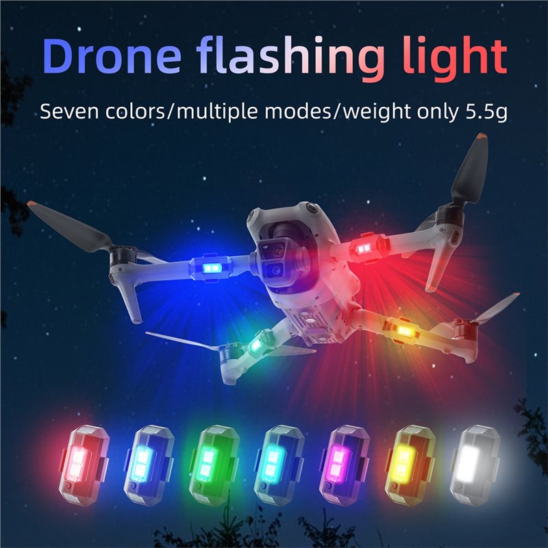 ABUO-5Pcs Mini Drone Strobe Li - Drone Strobe Light บทวิจารณ์และราคา